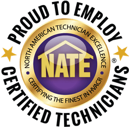 Proud to employ NATE-certified technicians